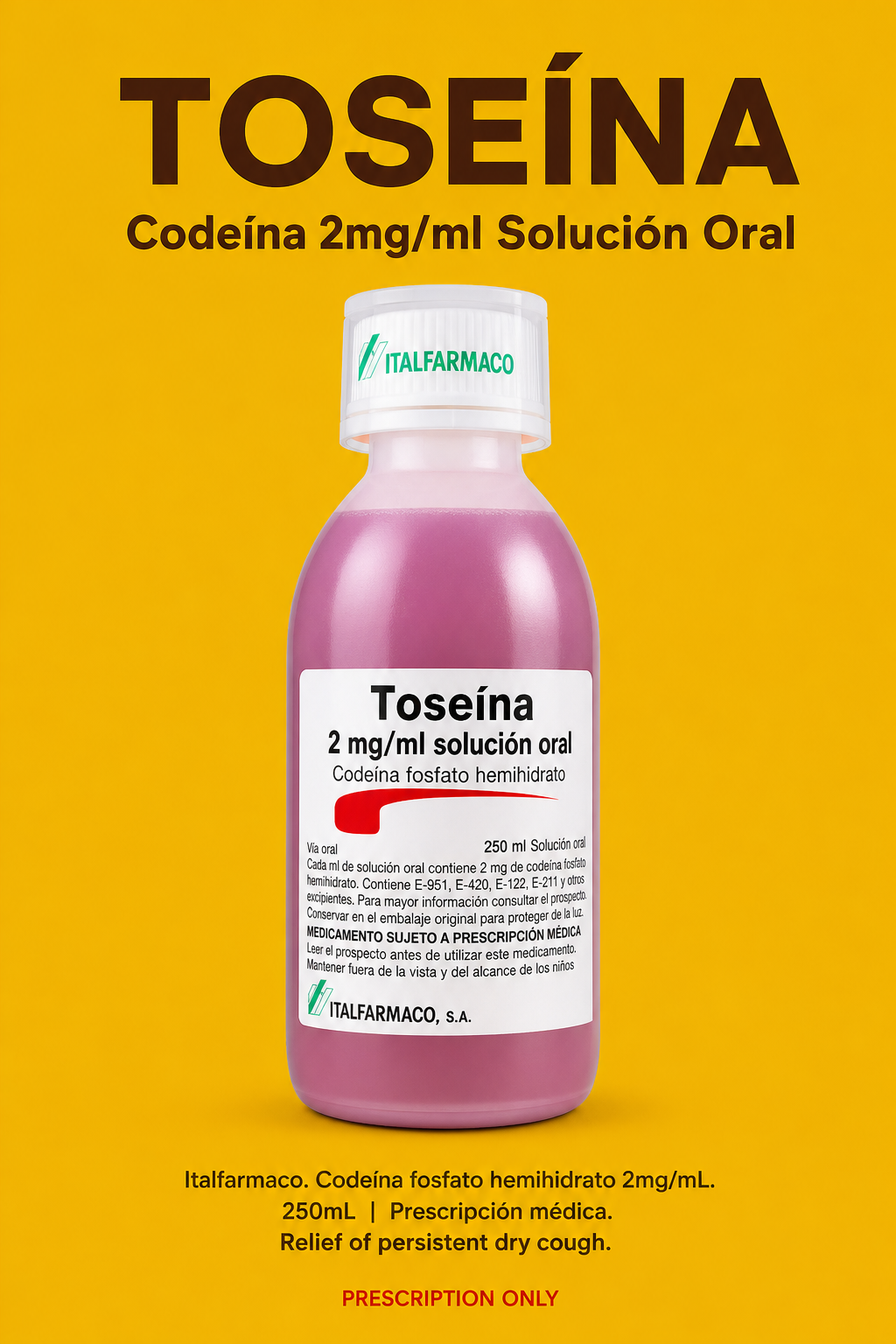 New Toseina Codeine Syrup for sale online